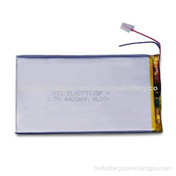 Rechargeable Lithium Polymer Battery, 3.7V4/500mAh, for Palm Handheld, OEM/ODM Orders Welcomed